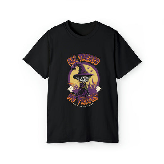 Chihuahua Halloween Shirt - All Treats No Tricks - Funny Dog T Shirt - Unisex Ultra Cotton Tee