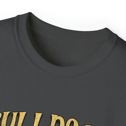 Bulldog Halloween Shirt - Bulldog Fright - Funny T Shirt Unisex Ultra Cotton Tee