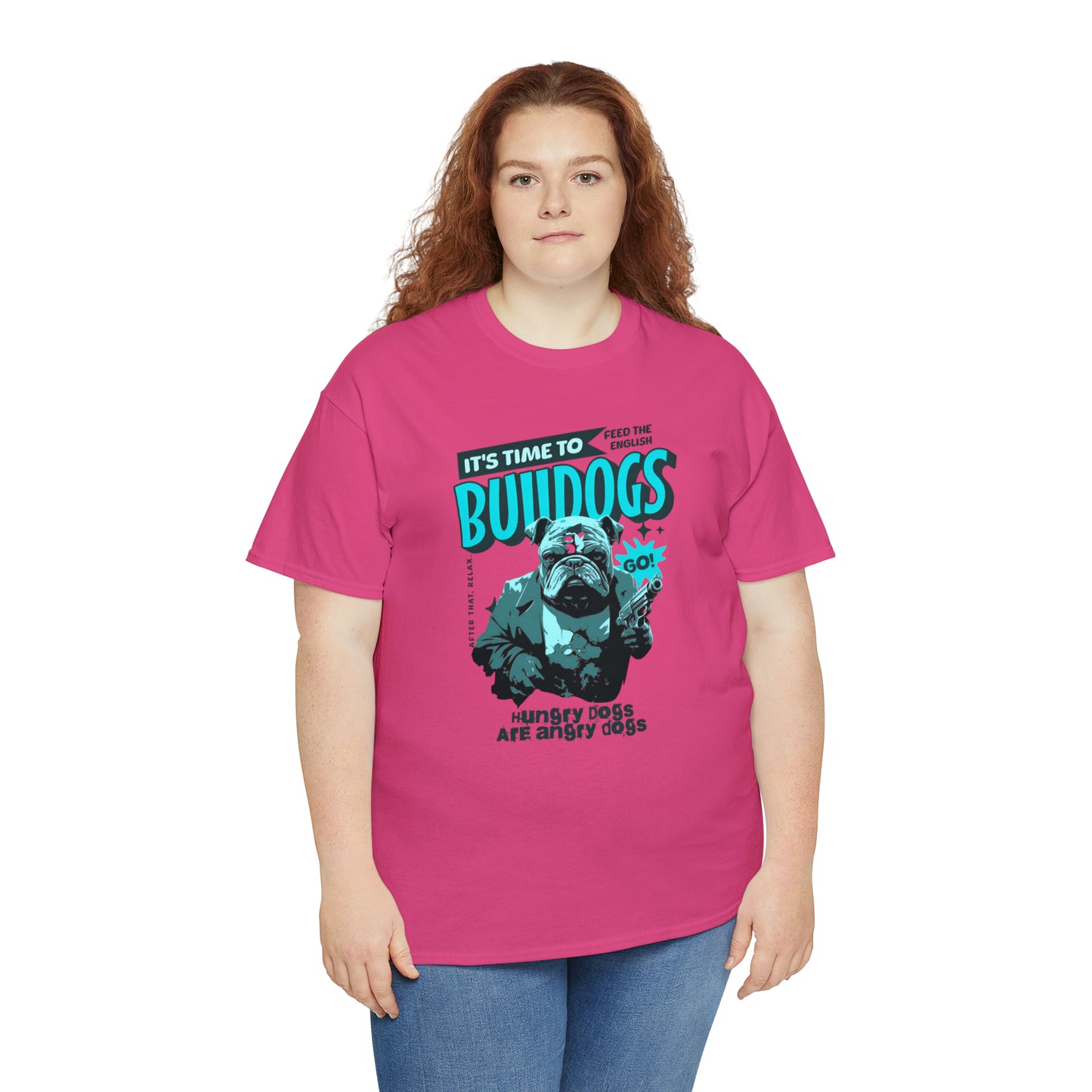 Time To Feed The Bulldogs - Funny t Shirt for English Bulldog Lovers