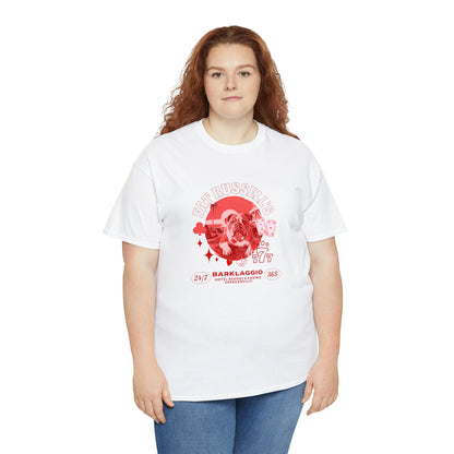 Fat Russell's Barklaggio Casino - English Bulldog T Shirt - Unisex Heavy Cotton Tee