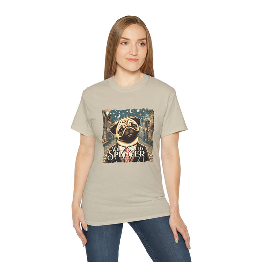 What Would Spencer Do Or Day - Pug - PawWord brand - Unisex Ultra Cotton Tee