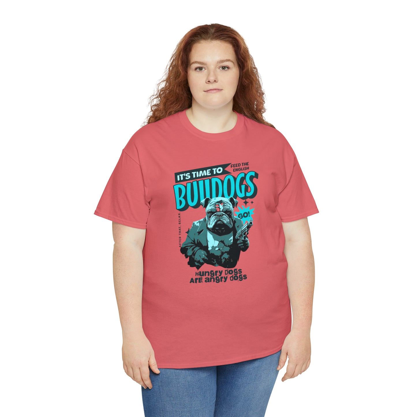 Time To Feed The Bulldogs - Funny t Shirt for English Bulldog Lovers