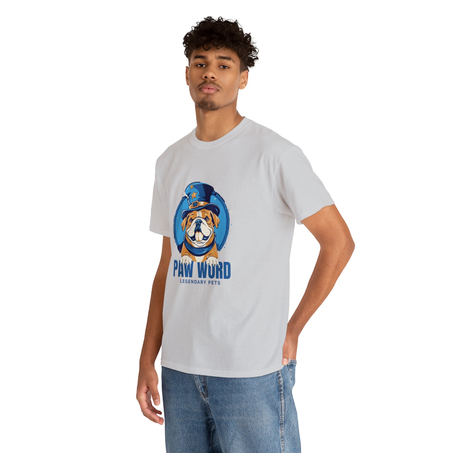 PawWord Legendary Pets Logo T Shirt - Unisex Heavy Cotton Tee