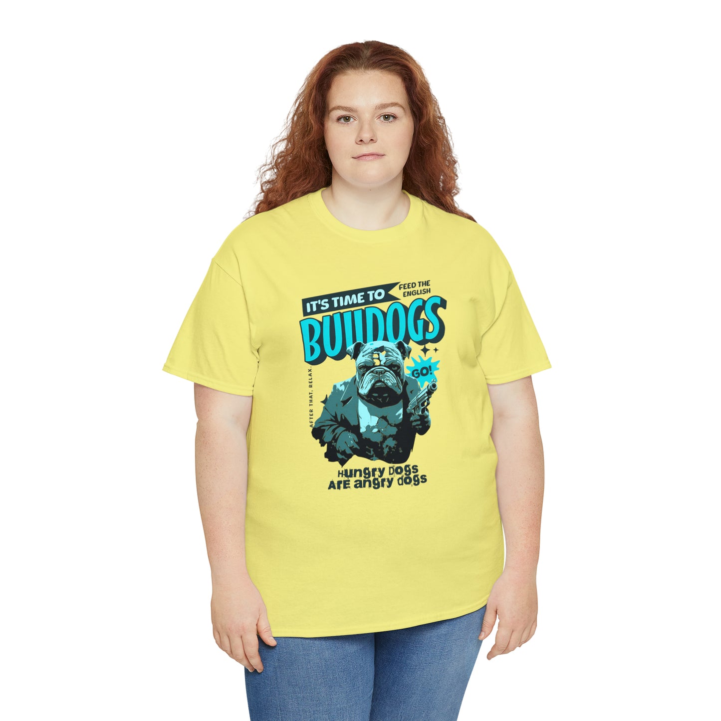 Time To Feed The Bulldogs - Funny t Shirt for English Bulldog Lovers