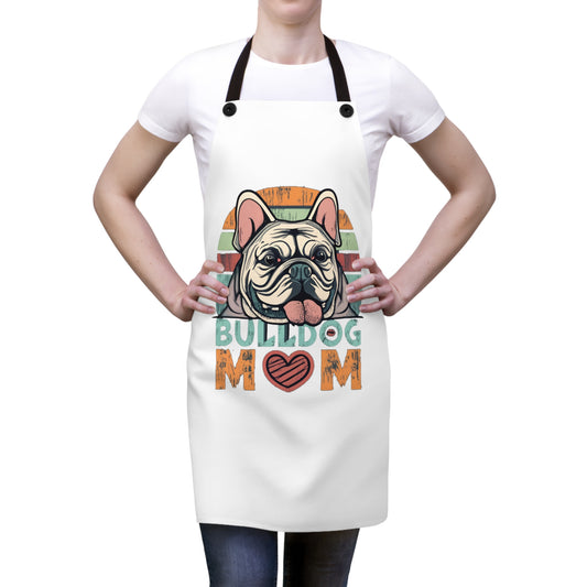 Bulldog Mom  - Apron (AOP) - Bulldog lovers